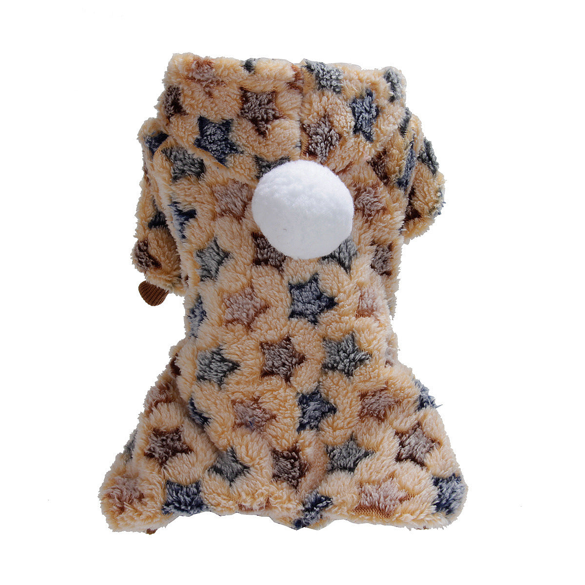 Flannel dog cotton-padded coat