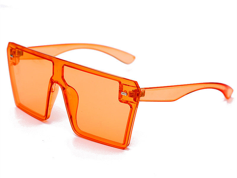 Grandes lunettes de soleil mercure à monture large