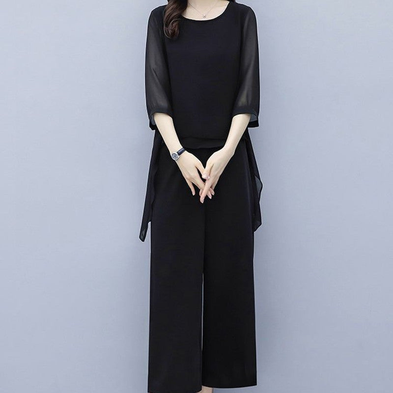 Two piece set of fashionable temperament