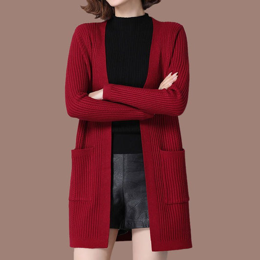 HerbstWinter Pullover Freizeitmantel Damen
