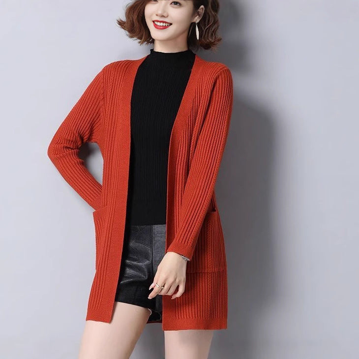 AutumnWinter Sweater Casual Coat Women's