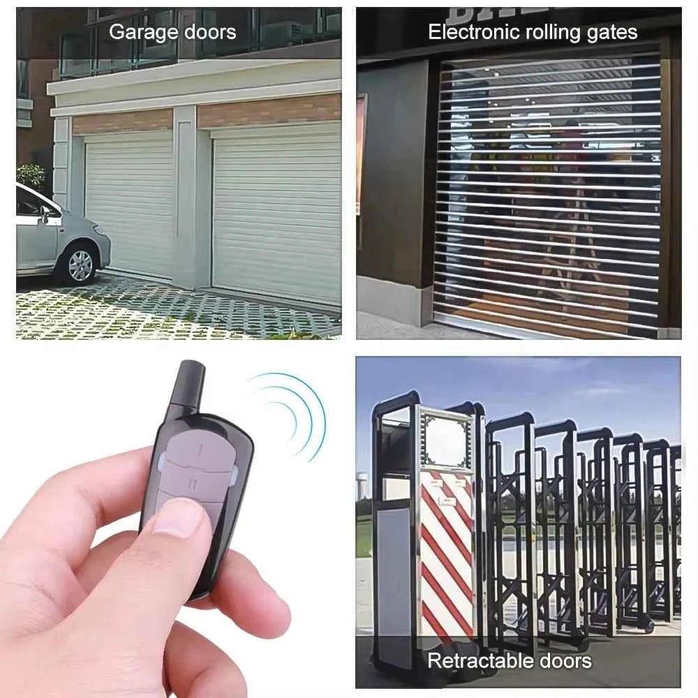 433mhz Garage Remote Control Duplicator Gate Door Commands Opener 433 92mhz Electric Rolling Code Clone Access Portal Fixed Code - Shoppiline
