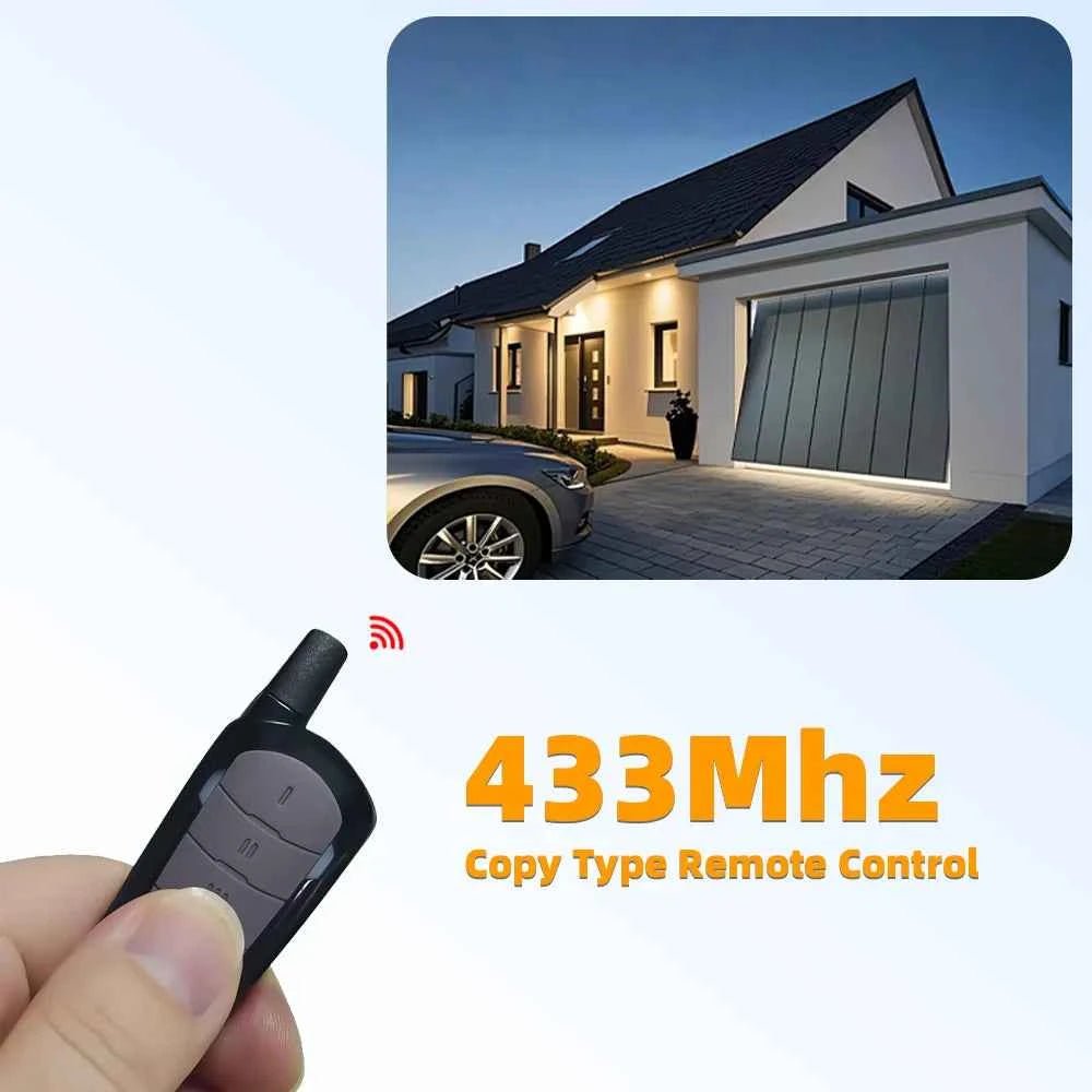 433mhz Garage Remote Control Duplicator Gate Door Commands Opener 433 92mhz Electric Rolling Code Clone Access Portal Fixed Code - Shoppiline