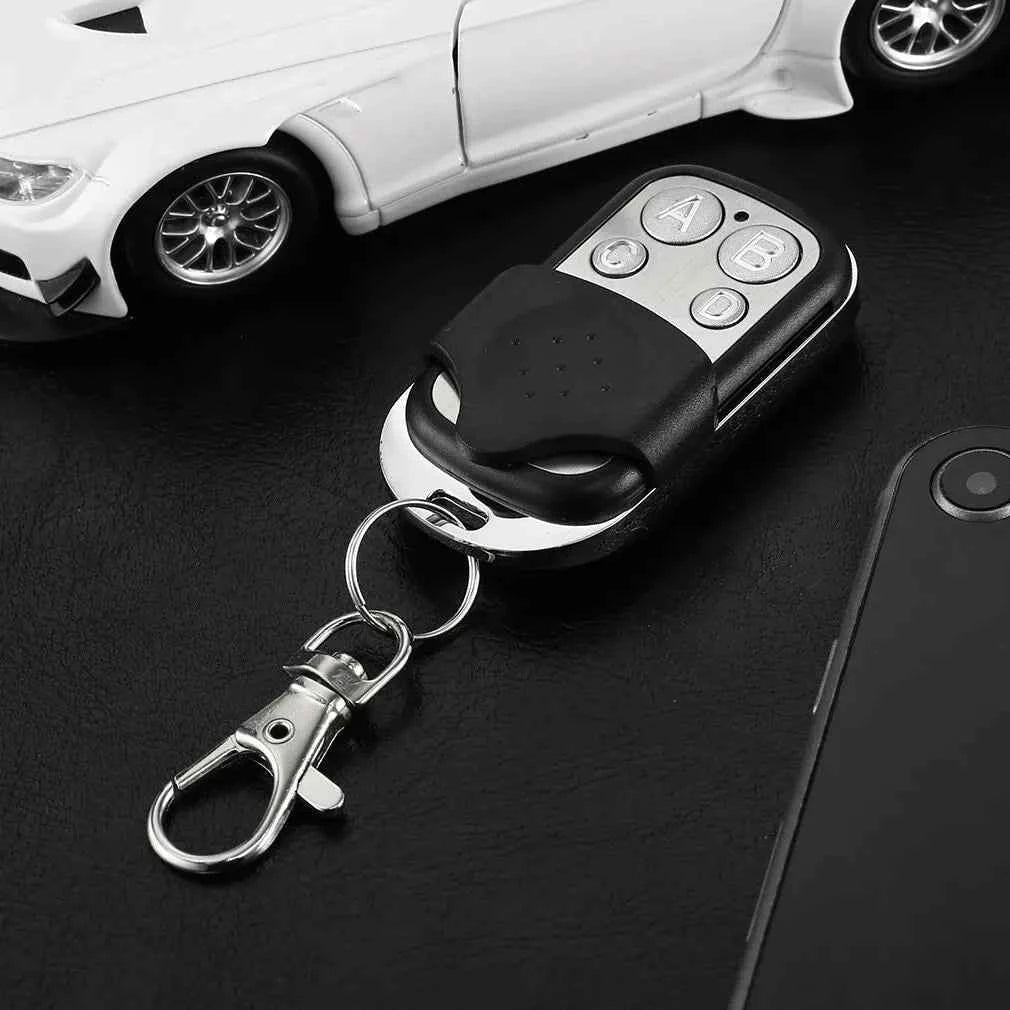 433MHz Smart Copy Duplicator Metal Push Button Remote Control Transmitter ABCD 4Button Garage Door Opener Remote 1pc - Shoppiline
