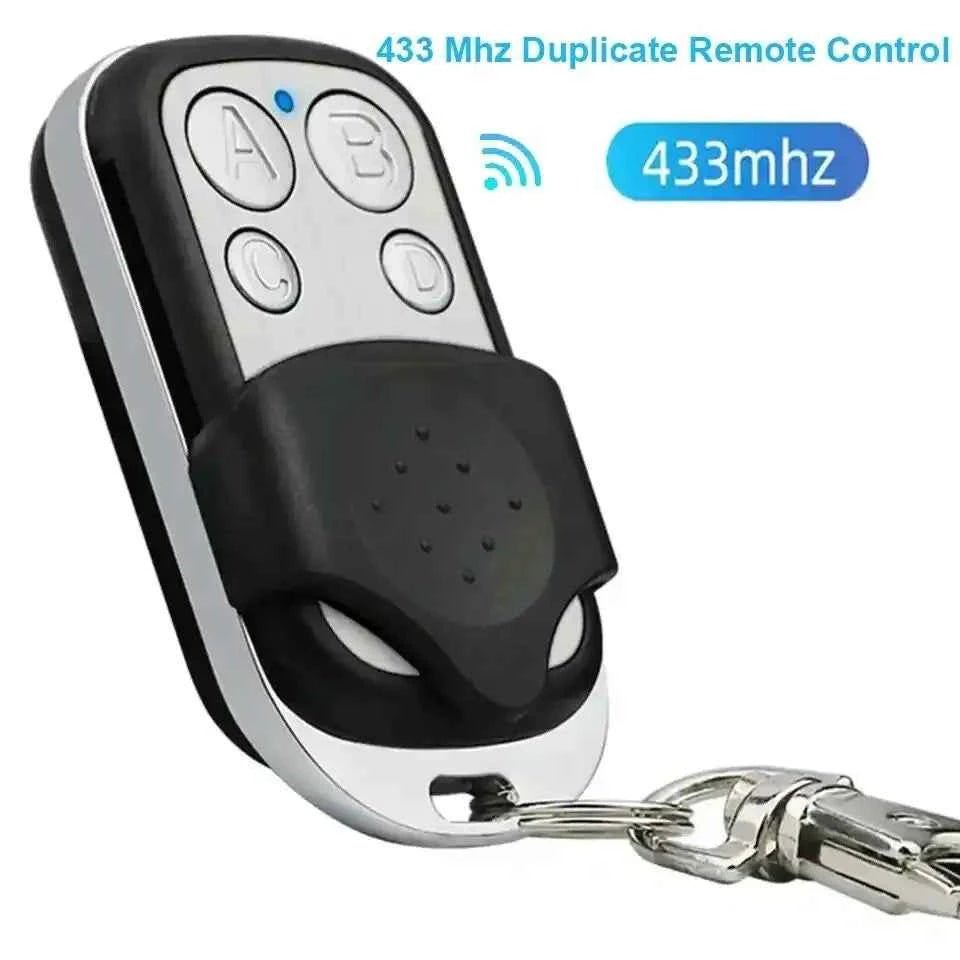 433MHz Smart Copy Duplicator Metal Push Button Remote Control Transmitter ABCD 4Button Garage Door Opener Remote 1pc - Shoppiline