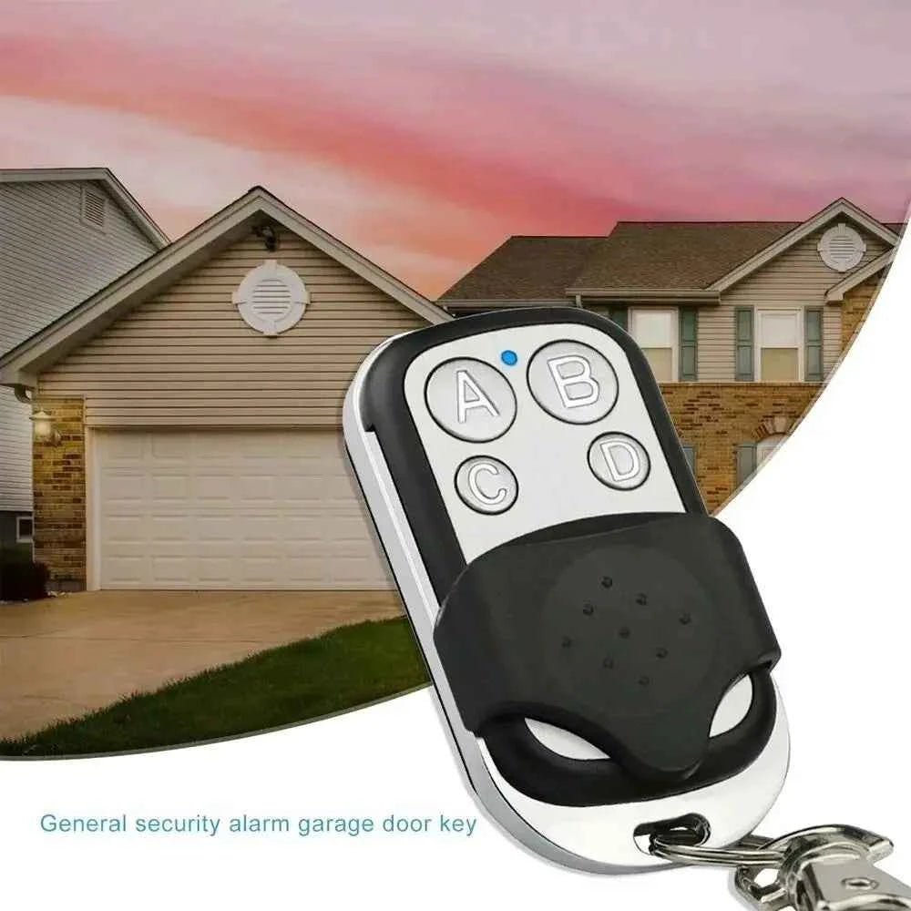 433MHz Smart Copy Duplicator Metal Push Button Remote Control Transmitter ABCD 4Button Garage Door Opener Remote 1pc - Shoppiline