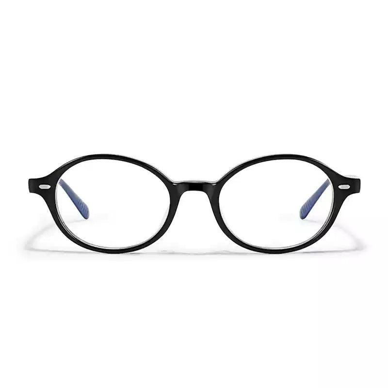 Hawksbill Oval Glasses Frame Women's Ultra-light Myopic Anti Blue-Ray