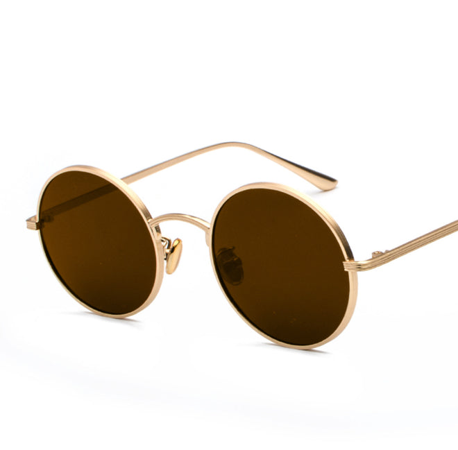 Fashion Simple Round Polarized Sunglasses