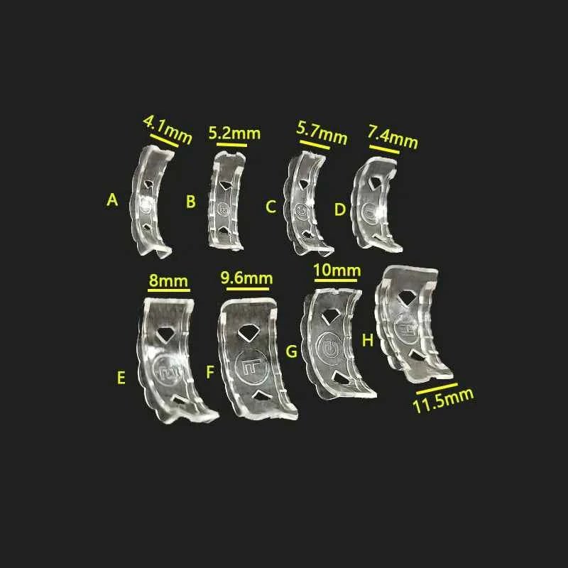 4pcs/lot Transparent Spiral Based Ring Tools Spring Coil Ring Size Adjuster Guard Tightener Reducer Resizing Tool For Jewelry - Shoppiline