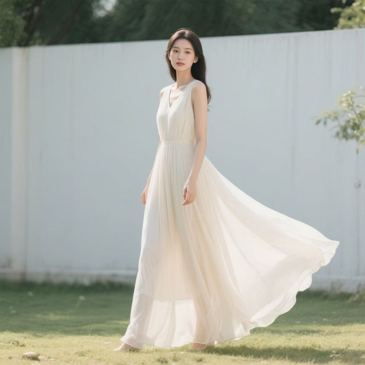 Bohemian-style Beach Dress For Photos Women's