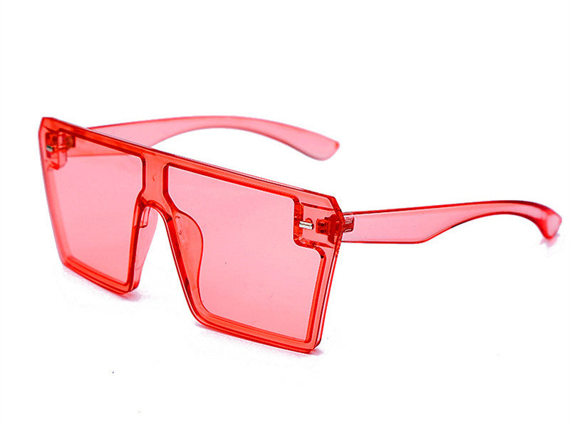 Grandes lunettes de soleil mercure à monture large