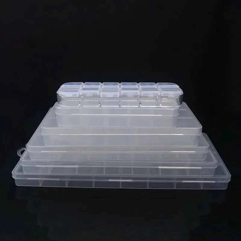 6–32 Compartment Plastic Storage Organizer Box for Beads, Jewelry & Craft Supplies - Shoppiline