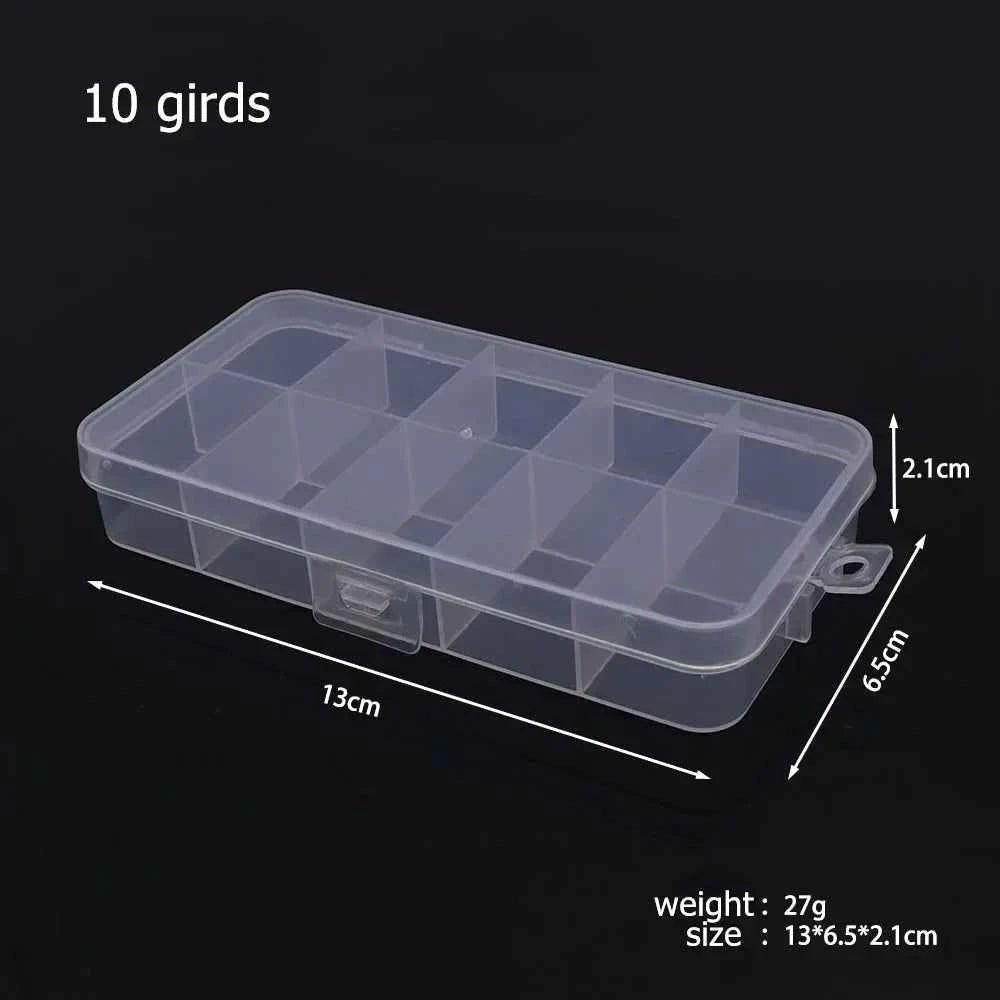 6–32 Compartment Plastic Storage Organizer Box for Beads, Jewelry & Craft Supplies - Shoppiline