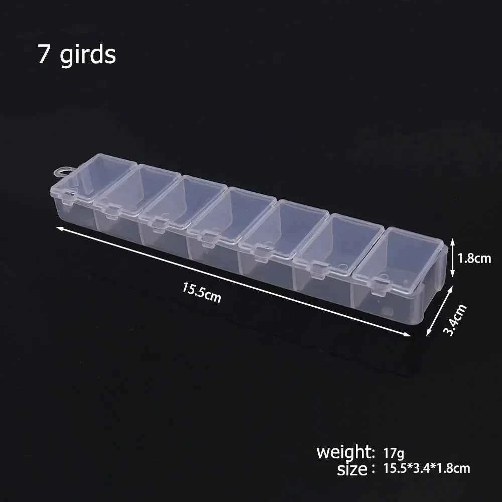 6–32 Compartment Plastic Storage Organizer Box for Beads, Jewelry & Craft Supplies - Shoppiline