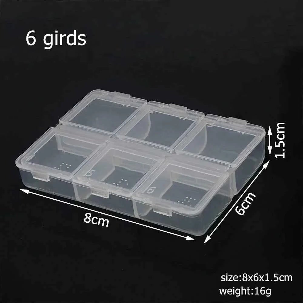 6–32 Compartment Plastic Storage Organizer Box for Beads, Jewelry & Craft Supplies - Shoppiline