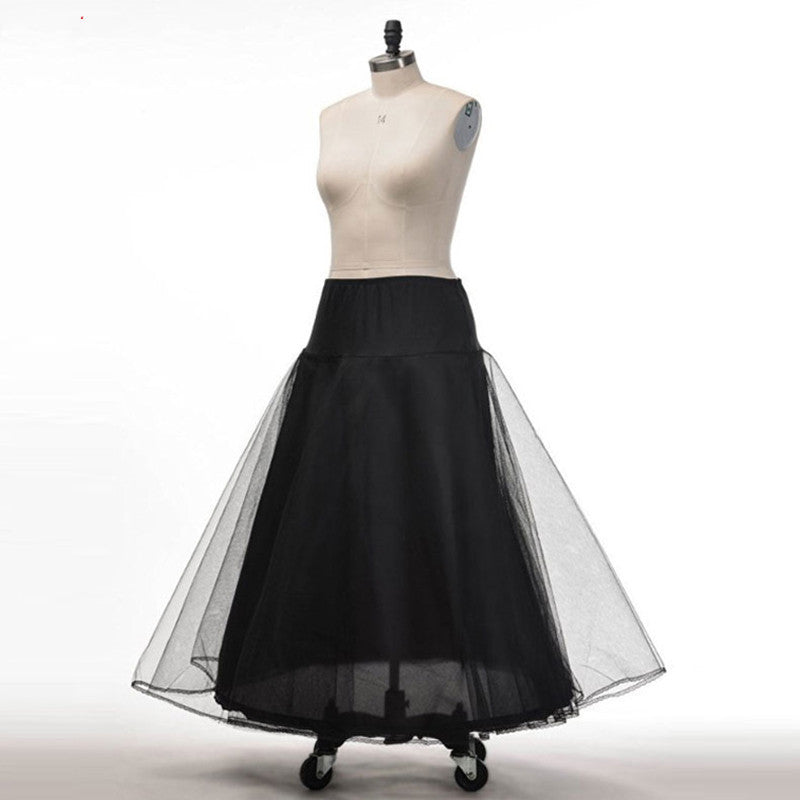 A- Style Hemline One Steel Ring Two-layer Yarn Waist Lace Plus-sized Size Crinoline