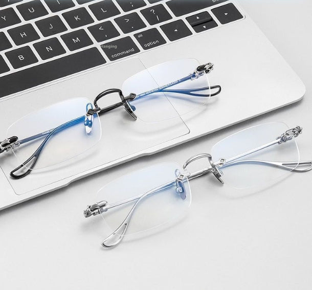 High-end Automatic Adjustment Degree Intelligent Zoom HD Anti-Blue Ray Elderly Presbyopic Glasses