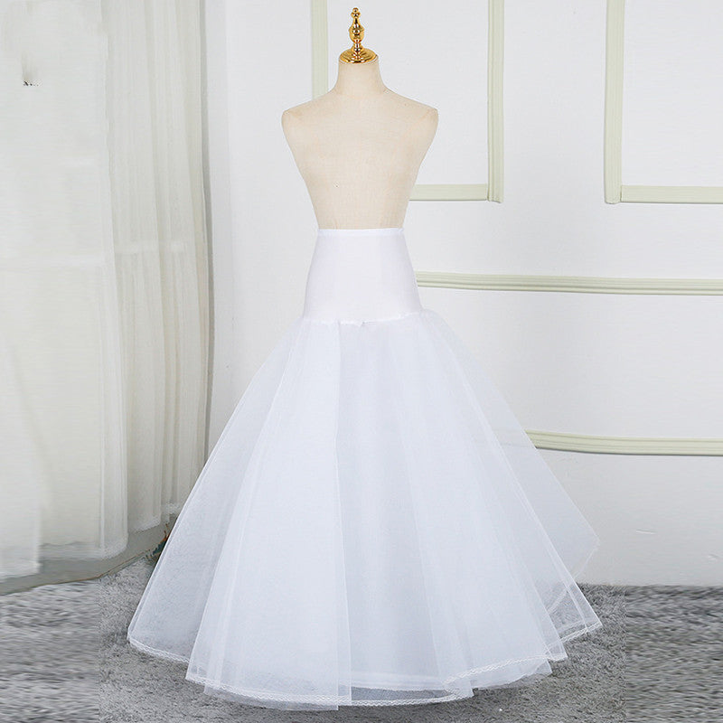 A- Style Hemline One Steel Ring Two-layer Yarn Waist Lace Plus-sized Size Crinoline