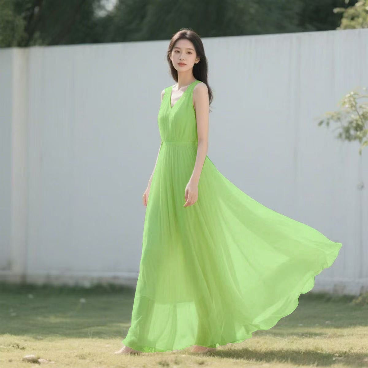 Bohemian-style Beach Dress For Photos Women's