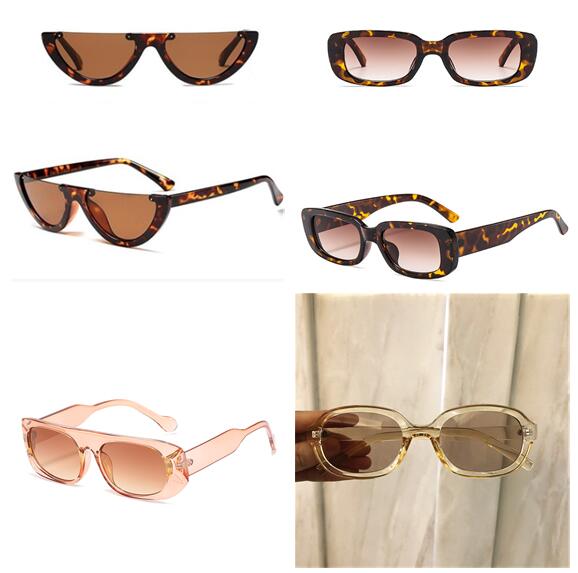 Fashion Small Frame Square Frame Retro Personality Sunglasses