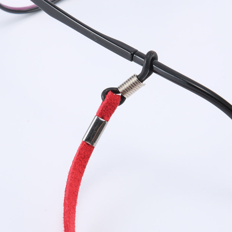 Glasses Anti-separation Rope Sports Adjustable Chamois Leather Flannel
