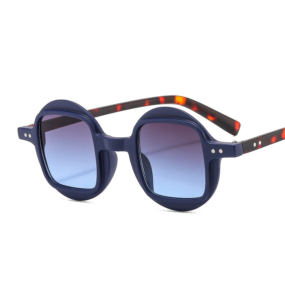 Personality Trend Fashion Plain Glasses Color Matching Sunglasses