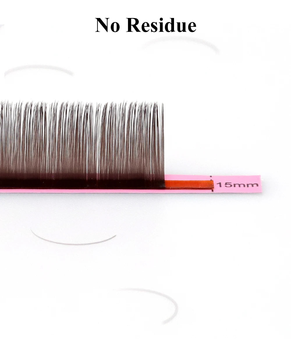 NAGARAKU Brown Eyelash Extension Maquillaje Makeup Individual Eyelashes High Quality Soft Natural Synthetic Mink 16 Lines