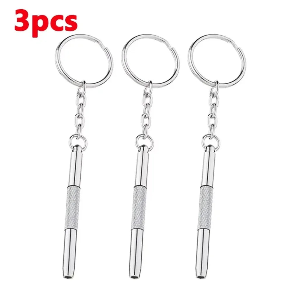 #2025 1 Mini Hand Glasses Screwdrivers 10-in-1 Spectacle Repair Kits Multifunction Sunglass Watch Glasses Screwdriver Set with