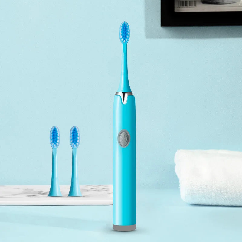 Tongwode Sonic Electric Toothbrush IPX7 Waterproof Adult Couple Home Use Soft Bristle Replaceable With 6 Tooth Brush Heads