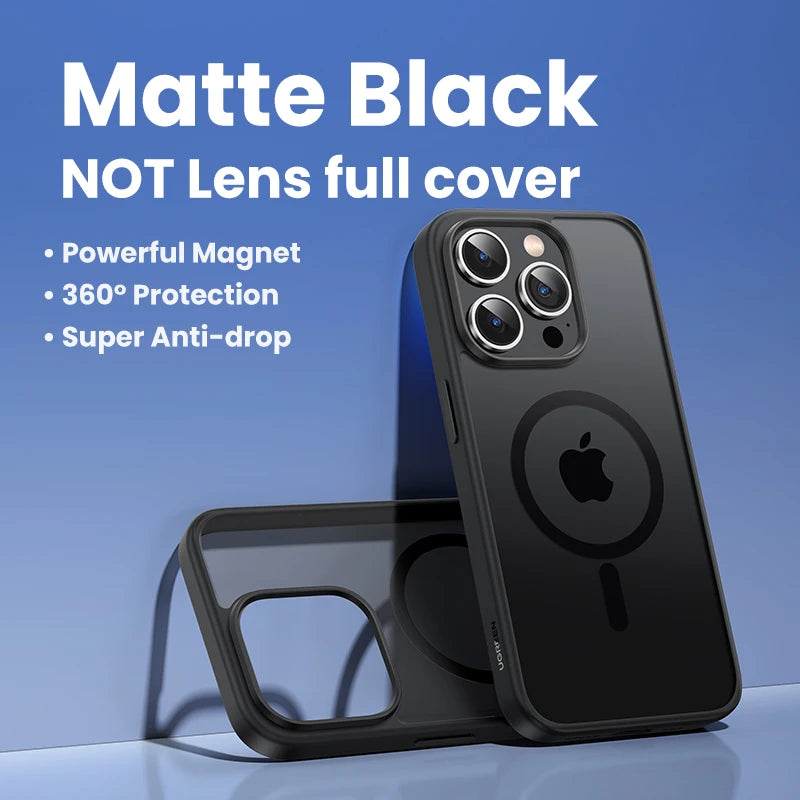UGREEN Magnetic Case for iPhone 17 16 15 14 13 Pro Max Case Shockproof Cover for iPhone 16 Pro Max Plus 16pro Macsafe TPU Cases - Shoppiline