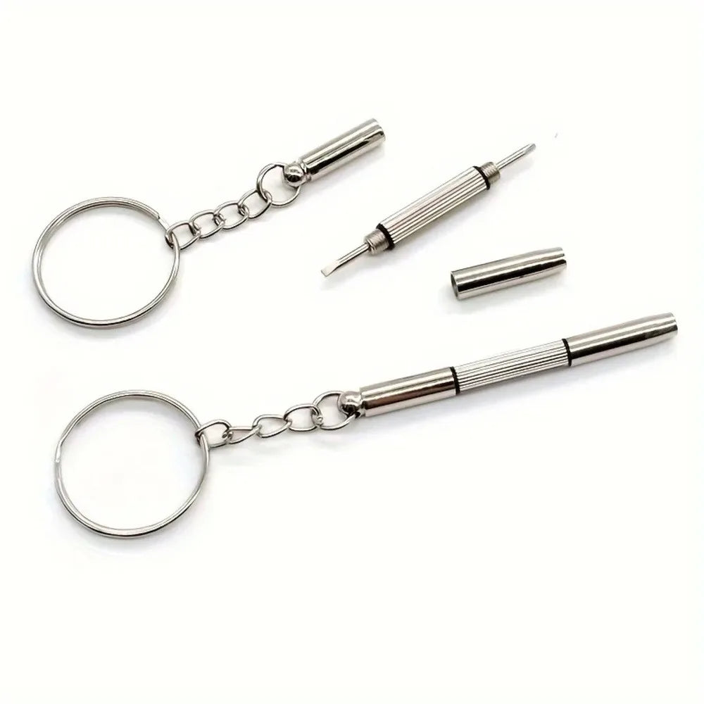 #2025 1 Mini Hand Glasses Screwdrivers 10-in-1 Spectacle Repair Kits Multifunction Sunglass Watch Glasses Screwdriver Set with