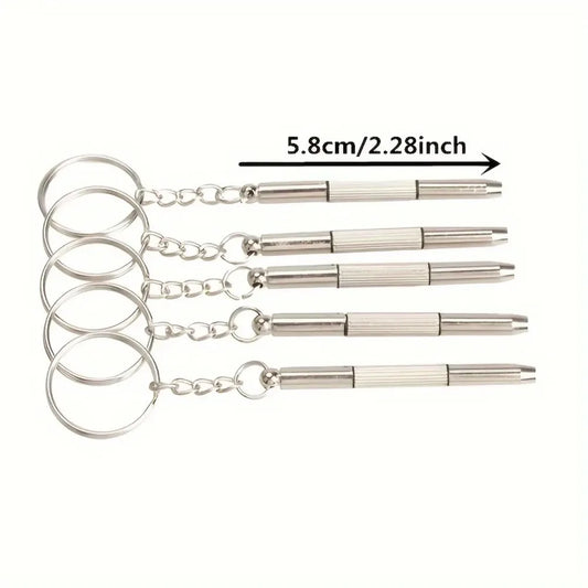 #2025 1 Mini Hand Glasses Screwdrivers 10-in-1 Spectacle Repair Kits Multifunction Sunglass Watch Glasses Screwdriver Set with