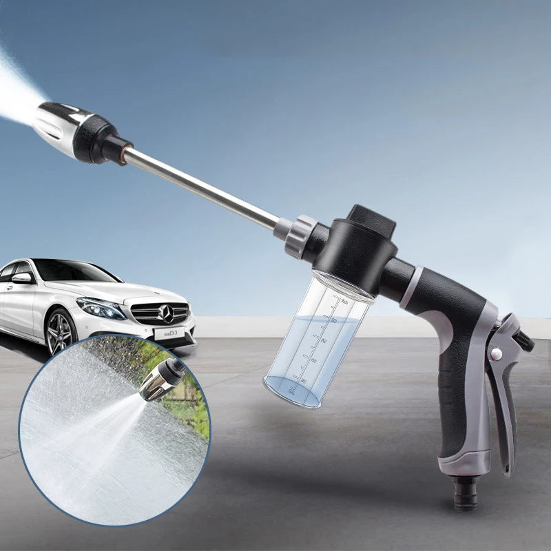 Garden Hose Water Sprayer Nozzle Multifunctional High Pressure Water Gun for Vehicle Washing, Patio and Plant Watering Use