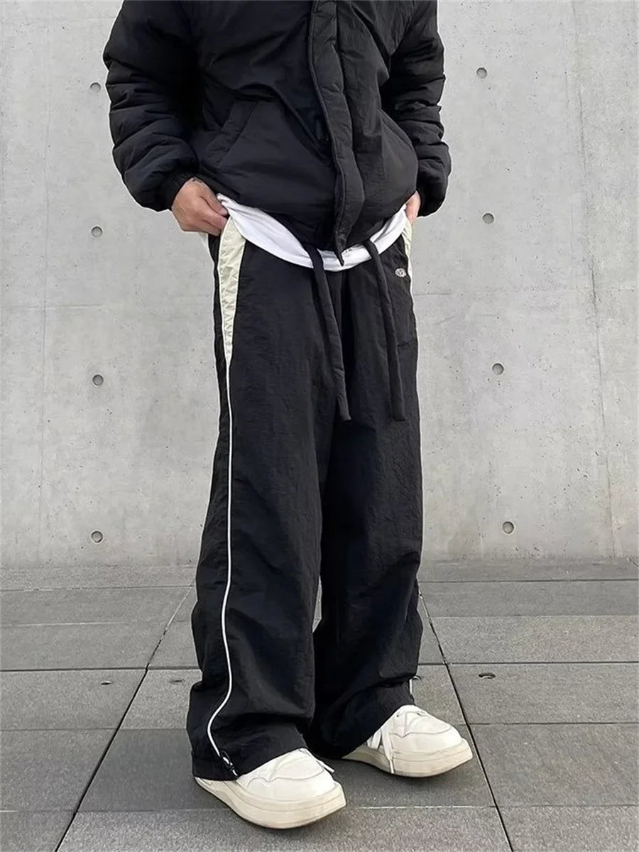 Women Baggy Harajuku Cargo Pants Streetwear Hip Hop Wide Leg Pant Parachute Sweatpants Techwear Joggers Oversized Y2K Trousers