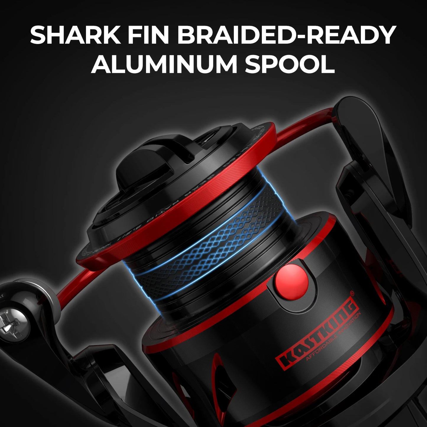 KastKing Sharky III Innovative Water Resistance Spinning Reel 18KG Max Drag Power Fishing Reel for Bass Pike Fishing - Shoppiline