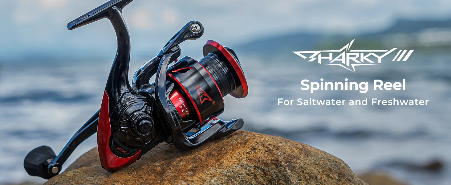 KastKing Sharky III Innovative Water Resistance Spinning Reel 18KG Max Drag Power Fishing Reel for Bass Pike Fishing - Shoppiline
