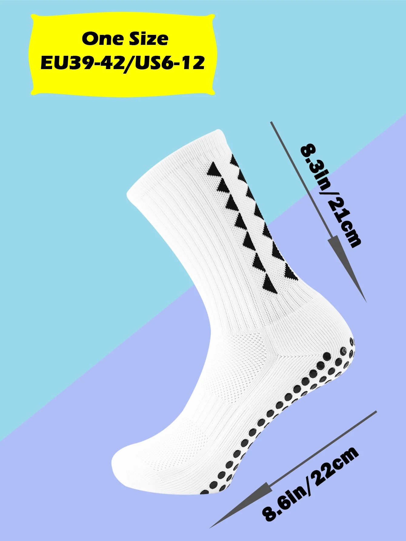 6 Pairs men women football grip socks towel bottom sport socks rugby soccer cycling running Exercise athletic socks