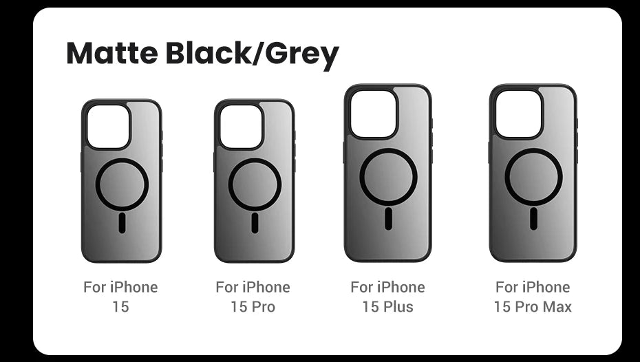 UGREEN Magnetic Case for iPhone 17 16 15 14 13 Pro Max Case Shockproof Cover for iPhone 16 Pro Max Plus 16pro Macsafe TPU Cases - Shoppiline