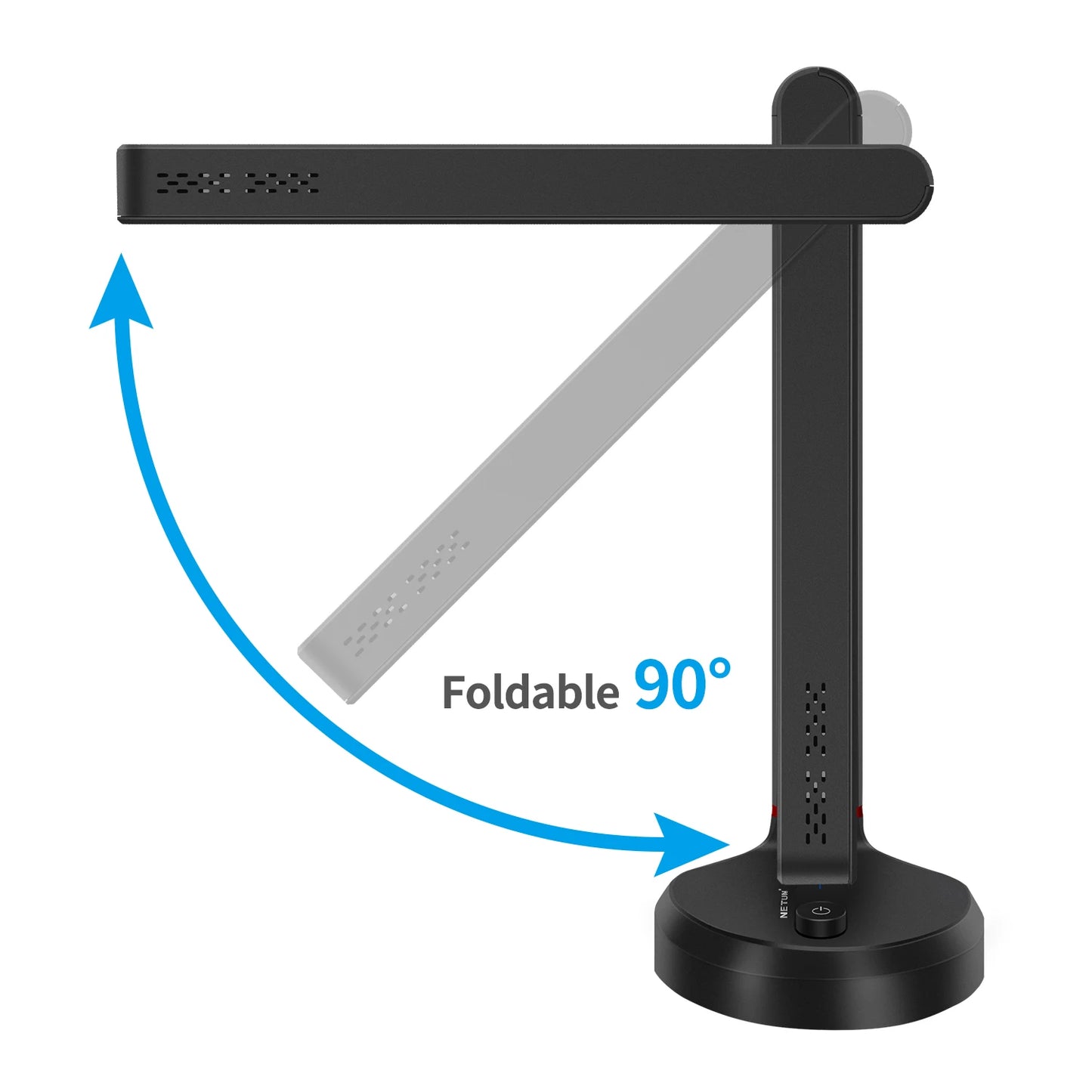 NETUM Book Scanner T101 Autofocus Document Scanner Max A4 A3 Size with Smart OCR Led Table Desk Lamp for Family Home Office - Shoppiline