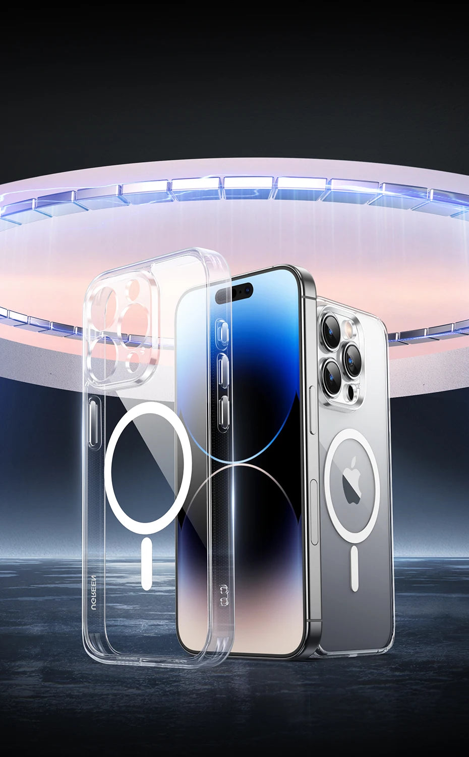 UGREEN Magnetic Case for iPhone 17 16 15 14 13 Pro Max Case Shockproof Cover for iPhone 16 Pro Max Plus 16pro Macsafe TPU Cases - Shoppiline