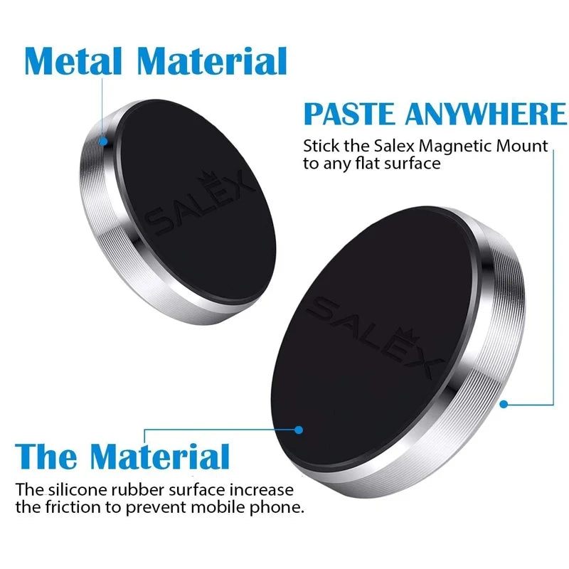 Magnetic Car Phone Holder Universal Magnetic Mount Bracket Stick on Car Dashboard Wall for iPhone Xiaomi Huawei Phone Car Holder