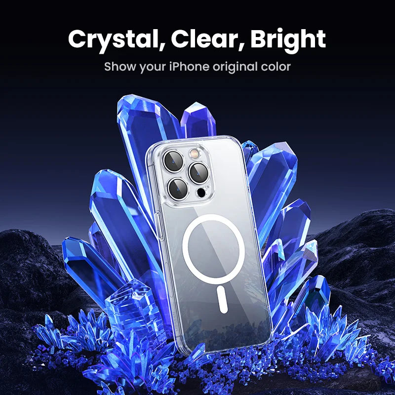 UGREEN Magnetic Case for iPhone 17 16 15 14 13 Pro Max Case Shockproof Cover for iPhone 16 Pro Max Plus 16pro Macsafe TPU Cases - Shoppiline