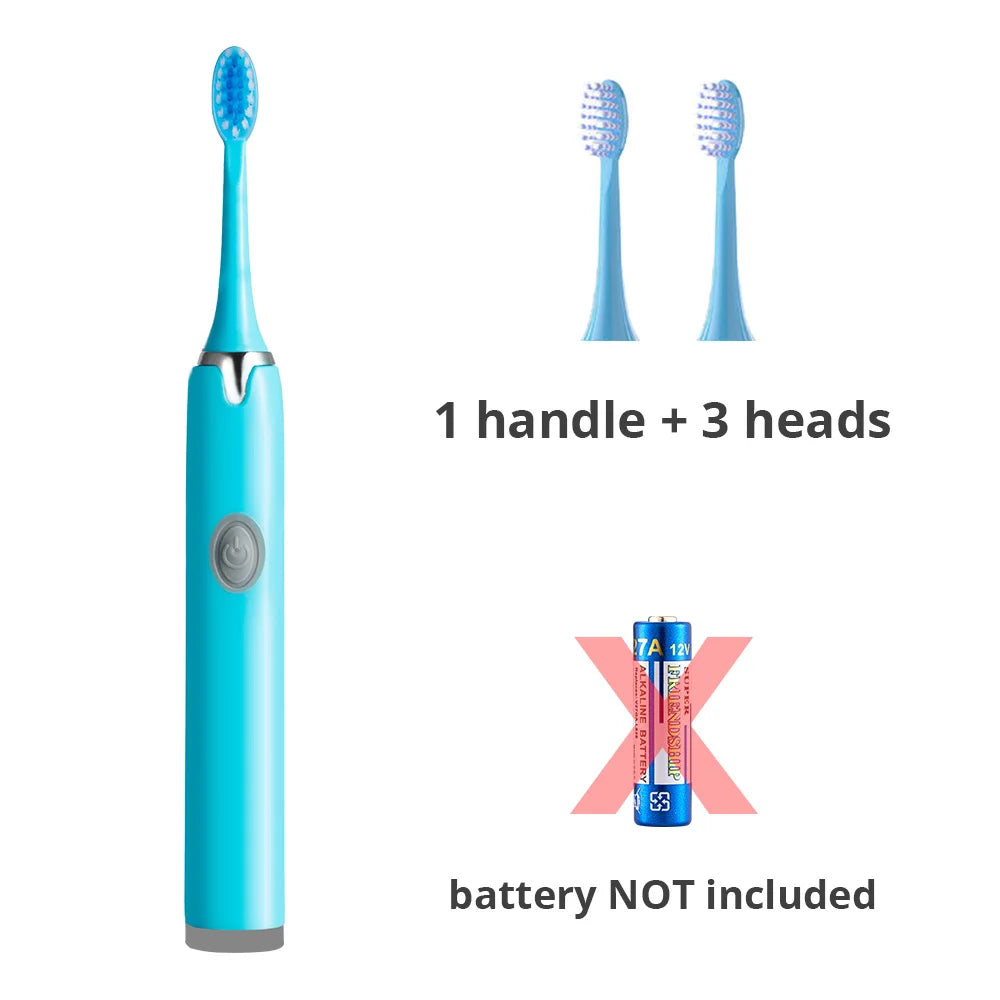 Tongwode Sonic Electric Toothbrush IPX7 Waterproof Adult Couple Home Use Soft Bristle Replaceable With 6 Tooth Brush Heads