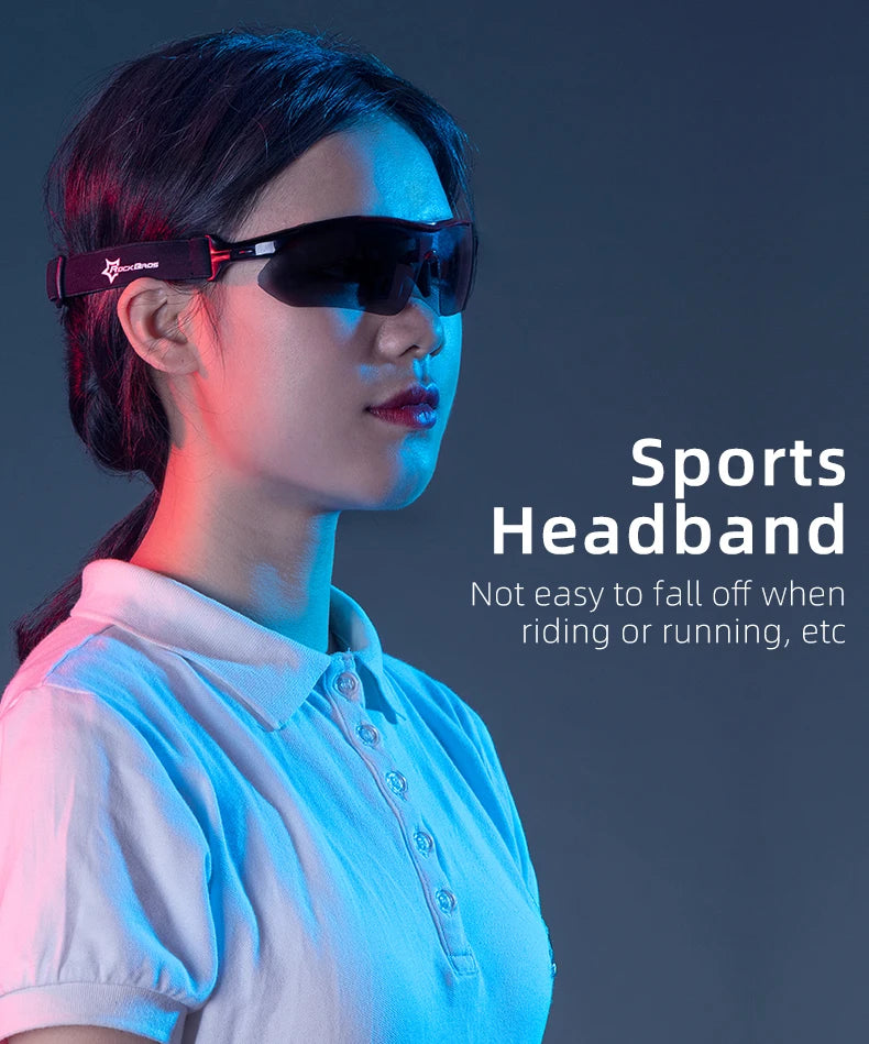 ROCKBROS Cycling Polarized glasses Bike Sunglasses Outdoor Sports Sunglasses MTB PC Goggles Eyewear 5/3 Lens Bicycle Accessory - Shoppiline