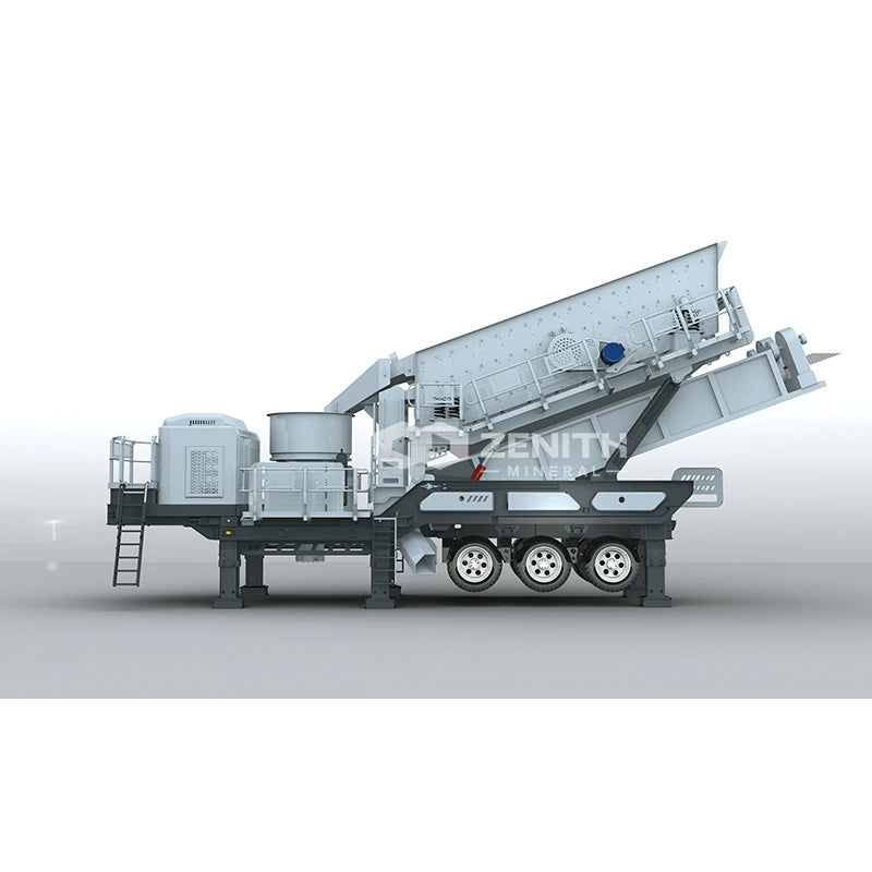 Ore Golds Processing Equipment Mobile Compact Concrete Crusher 100-200Th Mobile Stone Jaw Crusher