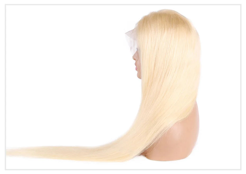 13x4 13x6 360 HD Transparent 613 Honigblond Farbe Spitze Front Echthaar Perücken für Frauen Rohes brasilianisches glattes Lace Frontal Perücke
