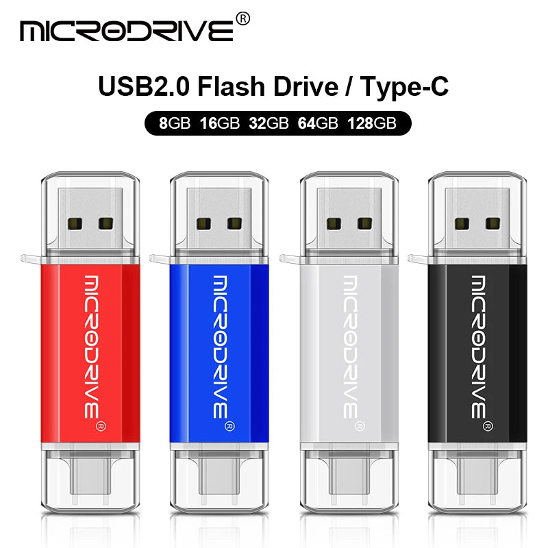 Type C USB flash drive 128MB 1GB 2GB 4GB 8GB 16GB 32GB 64GB 128GB for Andriods SmartPhone Memory MINI Usb Stick USB C