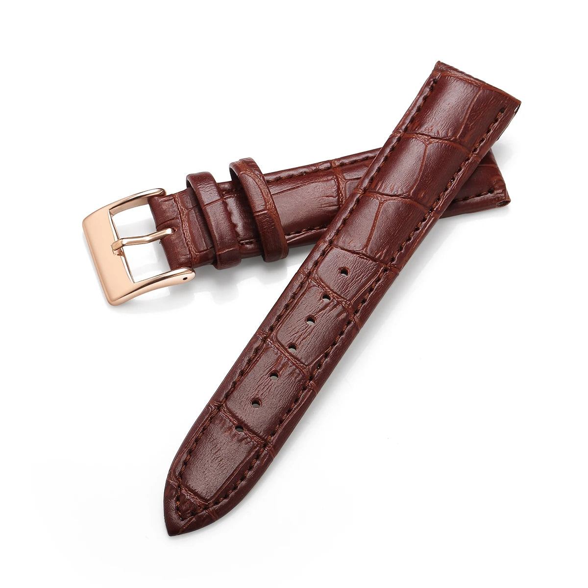 Premium Genuine Leather Watchbands 12/14/16/18/19/20/21/22/24 mm Watch Band Strap High Quality Wrist Belt Bracelet + Tool