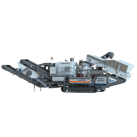 Low Price Portable Gold Iron Ore Crushing Machine Concrete Construction Waste Gravel Rock Stone Crusher Mobile Crusher Plant