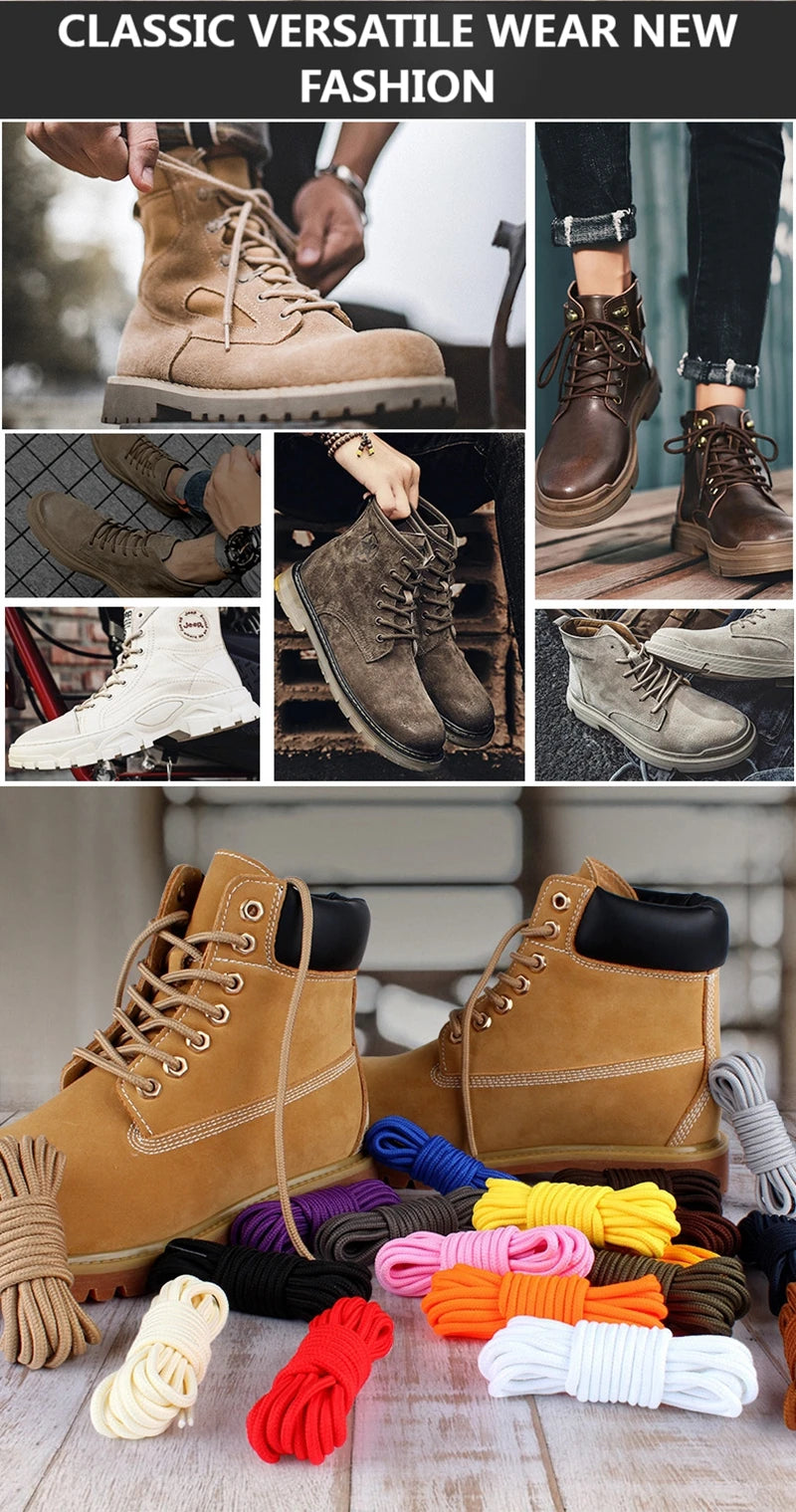 21 Farben Runde Schnürsenkel Polyester Einfarbige Schnürsenkel Outdoor Freizeit Sneakers Stiefel Schuhe Schnürsenkel 70cm/90cm/120cm/150cm 1 Paar